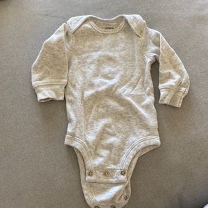 3 month long sleeve onesie